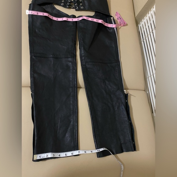 Motorcycle Leather Chaps by UNIK - Picture 9 of 13